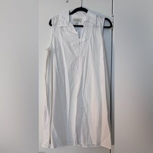 Classic White Swing Dress